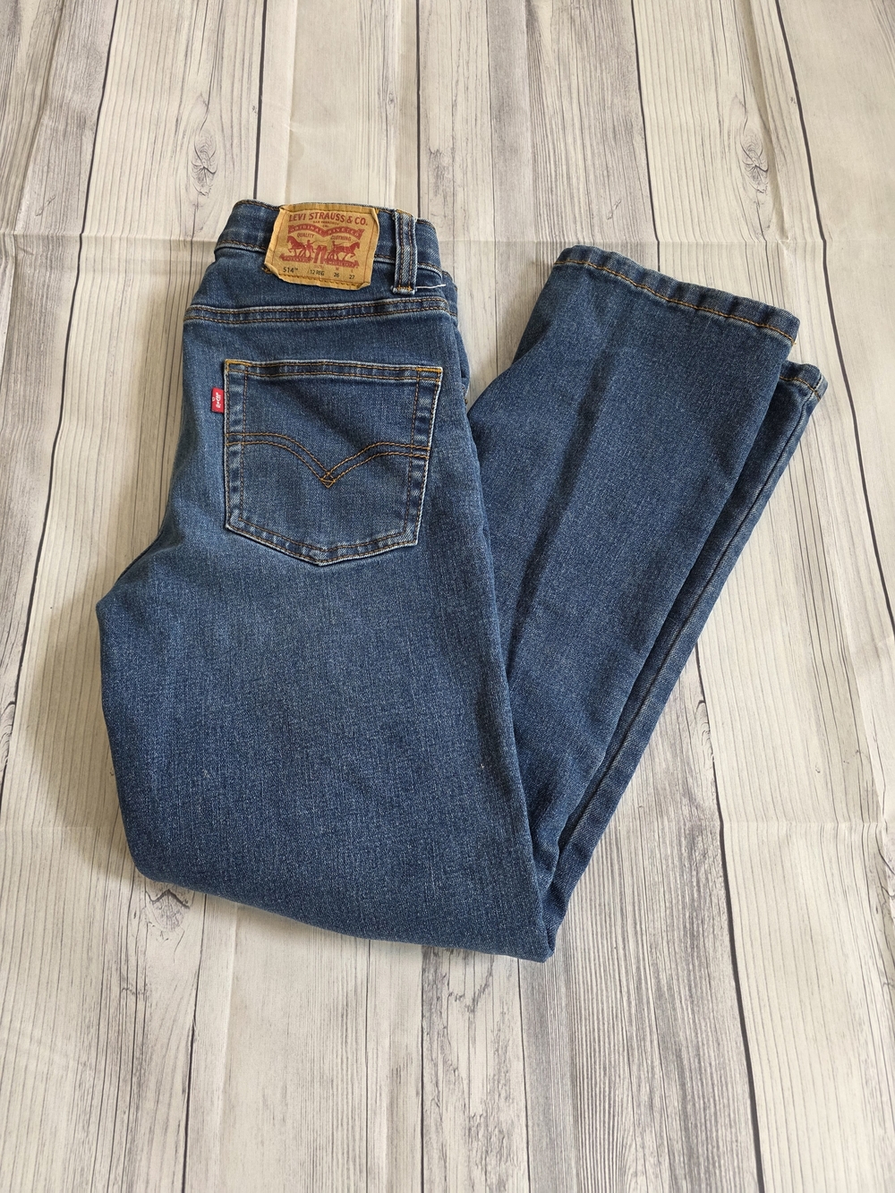 Levi's Boys Blue Straight Leg Jeans
